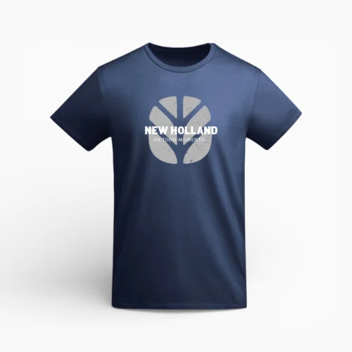 BOCETO_ remera breda hombre azul espiga Remera Breda espiga